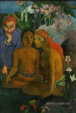 Contes barbares postimpressionnisme Primitivisme Paul Gauguin Peinture à l'huile